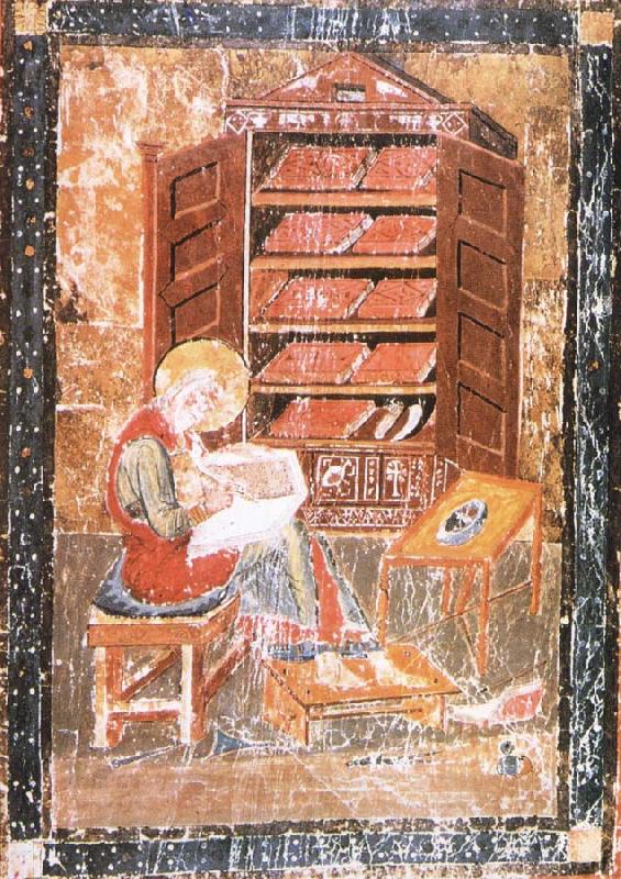 unknow artist The prophet Ezra works Begin the saint documents, from the Codex Amiatinus, Jarrow China oil painting art